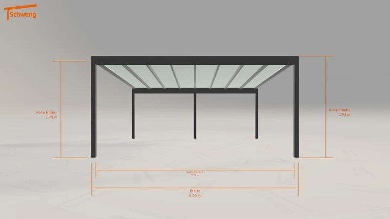 #DE Schweng Terrassenüberdachung S400 (ID rjwy9k)