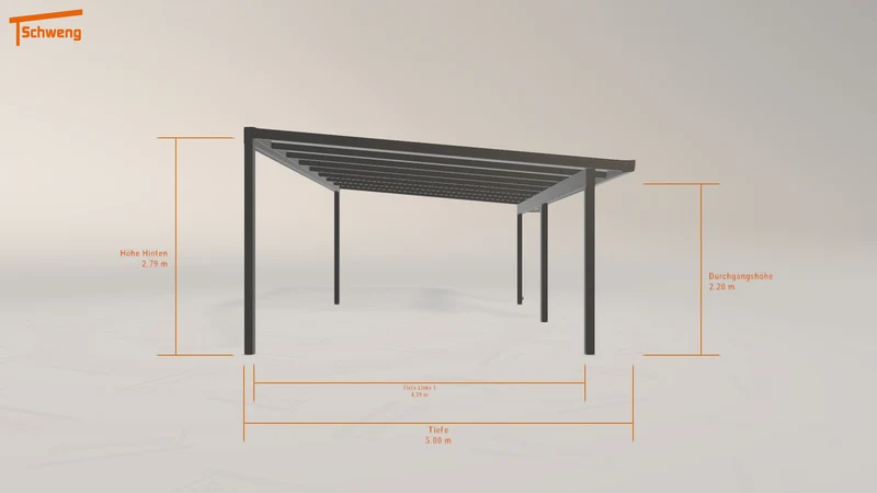 #DE Schweng Terrassenüberdachung S400 (ID rjwy9k)