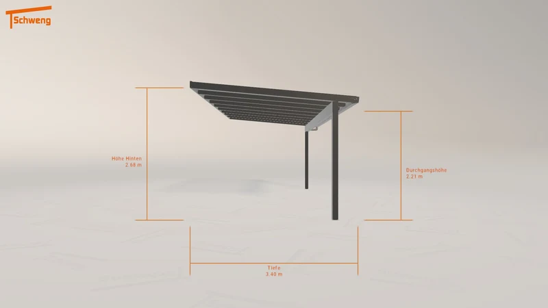 #DE Schweng Terrassenüberdachung S350 (ID pb8y5v)