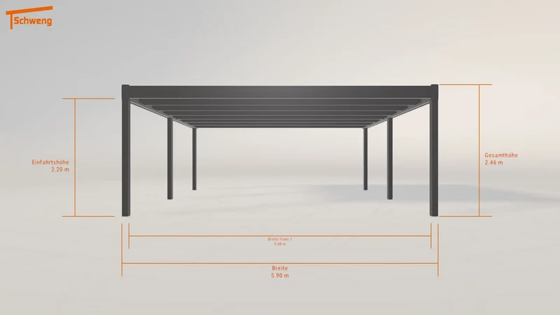 #AT Schweng Flachdachcarport C600+ (ID w37z4v) #MTG