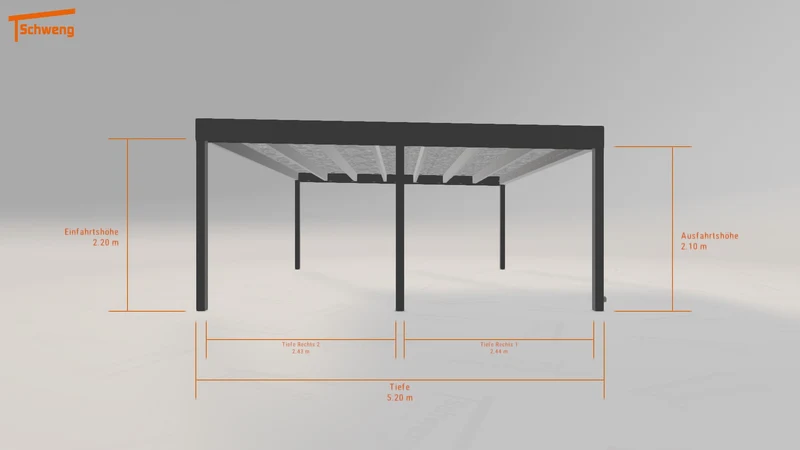 #AT Schweng Flachdachcarport C600+ (ID w37z4v) #MTG