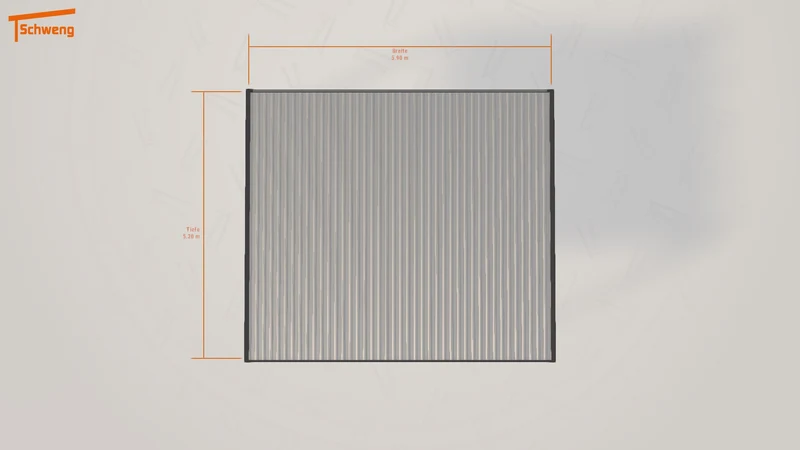 #AT Schweng Flachdachcarport C600+ (ID w37z4v) #MTG