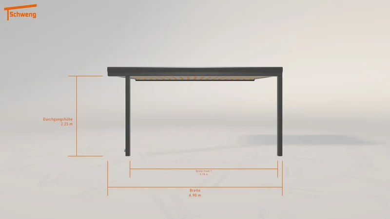 #DE Schweng Terrassenüberdachung S400 (ID yg8md8)