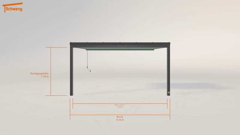 #DE Schweng Terrassenüberdachung S350 (ID qdj788)