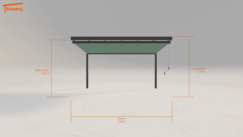 #DE Schweng Terrassenüberdachung S350 (ID qdj788)