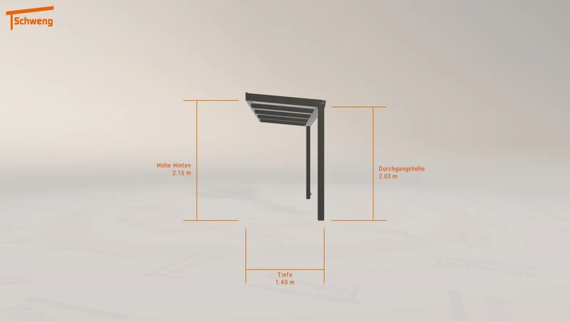 #DE Schweng Terrassenüberdachung S350 (ID n57y57)
