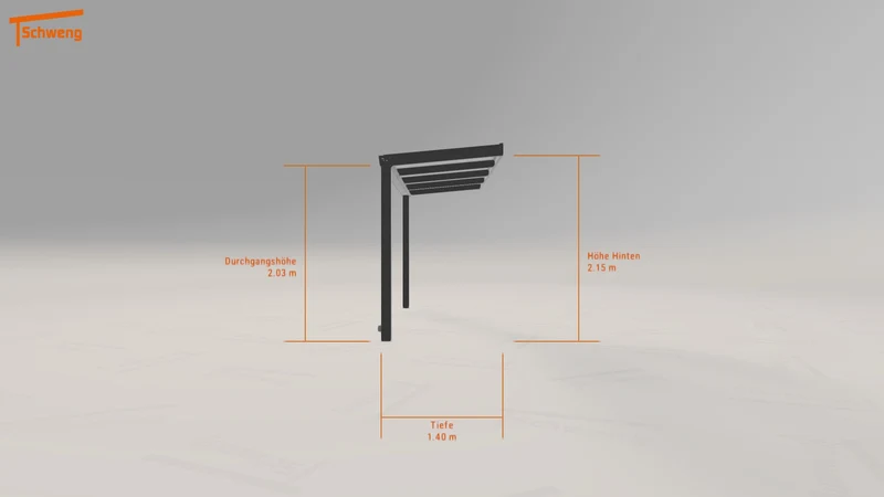 #DE Schweng Terrassenüberdachung S350 (ID n57y57)