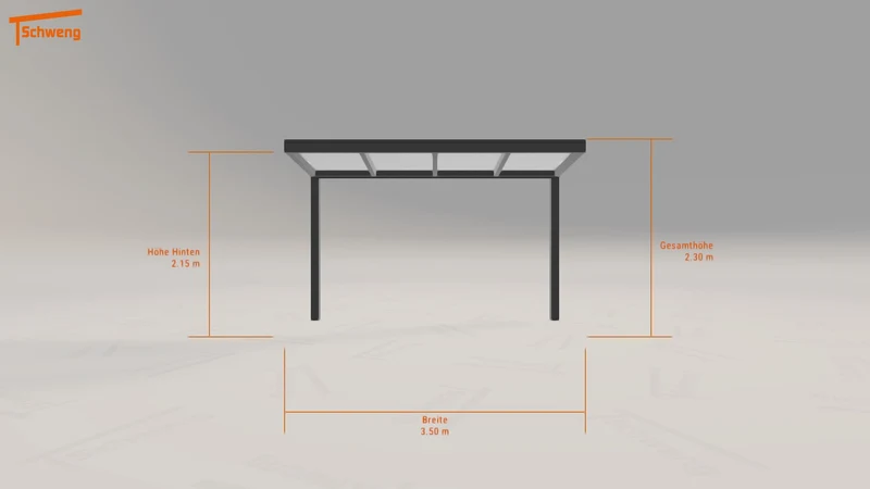 #DE Schweng Terrassenüberdachung S350 (ID mj59jw)