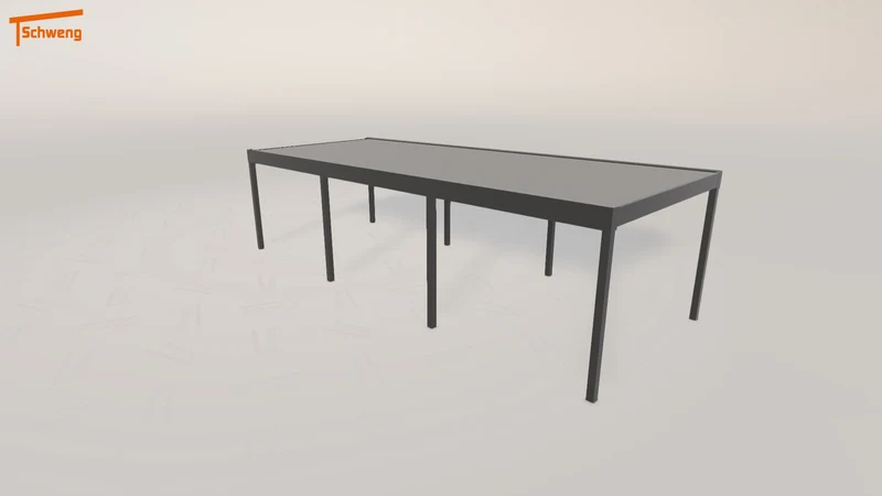 #DE Schweng Flachdachcarport C600 (ID 77q525)