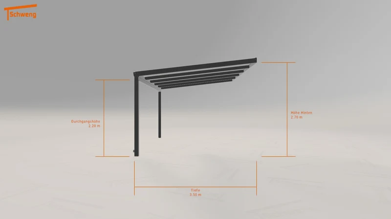 #DE Schweng Terrassenüberdachung S350 (ID 9wnjp9)
