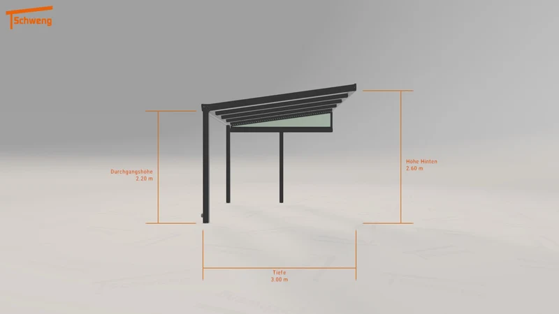 #AT Schweng Terrassenüberdachung S400 (ID zbjyr4)