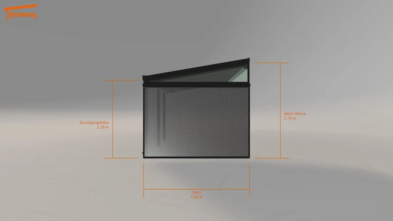 #DE Schweng Terrassenüberdachung S400 (ID 85dgqj)