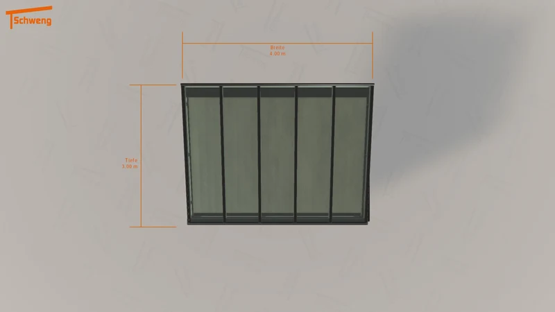#DE Schweng Terrassenüberdachung S400 (ID 85dgqj)