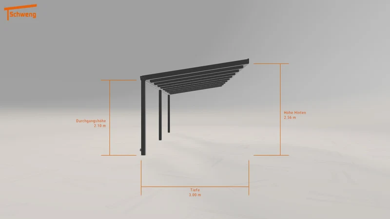 #DE Schweng Terrassenüberdachung S350 (ID zbjgbg)