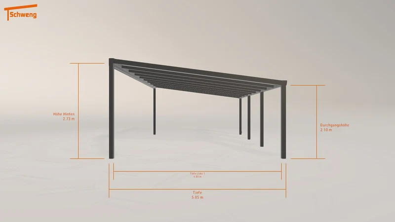 #DE Schweng Terrassenüberdachung S400 (ID 85db3d)