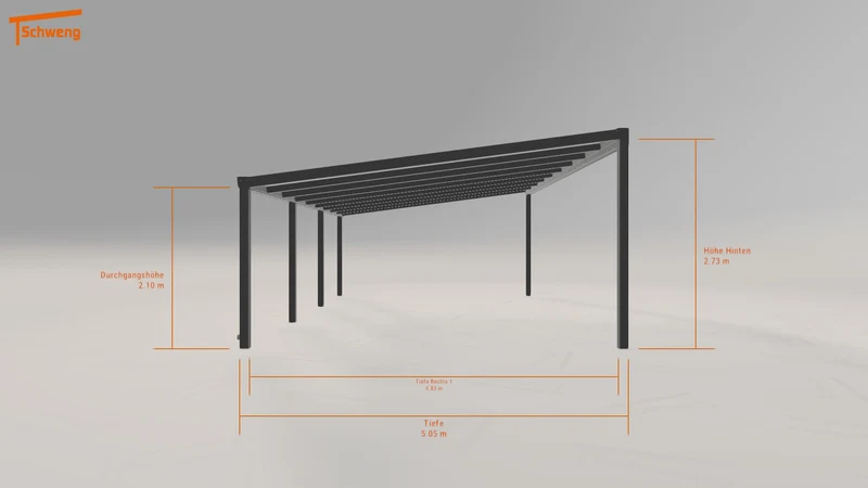 #DE Schweng Terrassenüberdachung S400 (ID 85db3d)