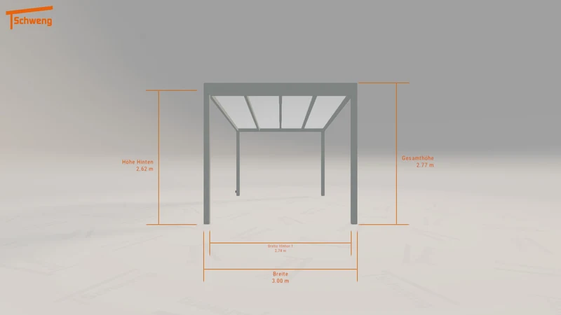 #DE Schweng Pultdachcarport S400 (ID n57j9j)