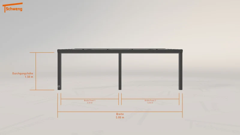 #DE Schweng Pultdachcarport S350 (ID v45kgx)