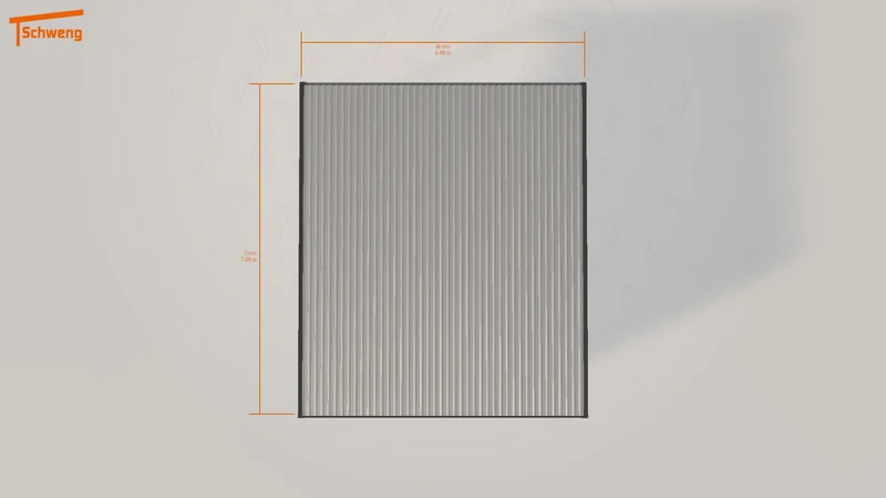 #DE Schweng Flachdachcarport C600+ (ID 77qz3q)
