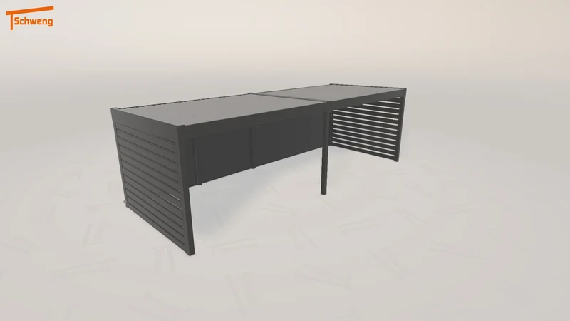 #DE Schweng Flachdachcarport C600 (ID qdjm7p) #MTG