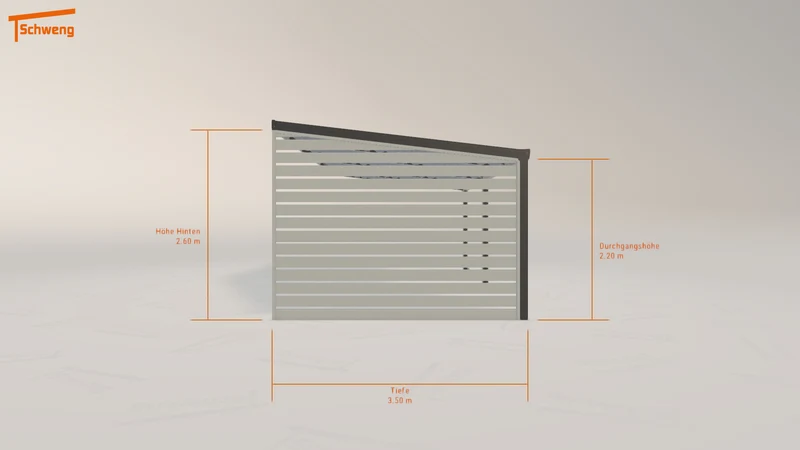 #DE Schweng Terrassenüberdachung S400 (ID n57zjw)
