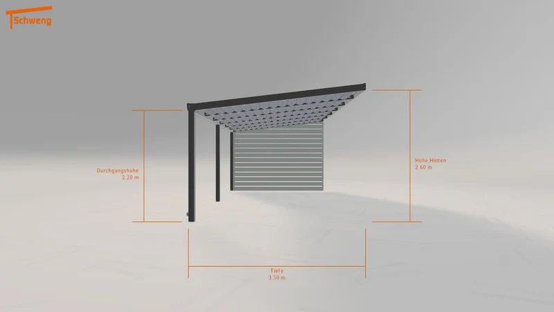 #DE Schweng Terrassenüberdachung S400 (ID n57zjw)