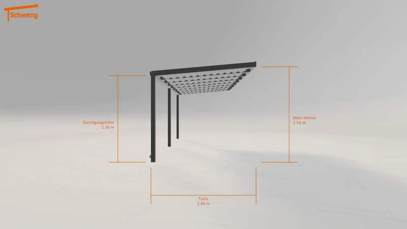 #DE Schweng Terrassenüberdachung S350 (ID mj5y8j)
