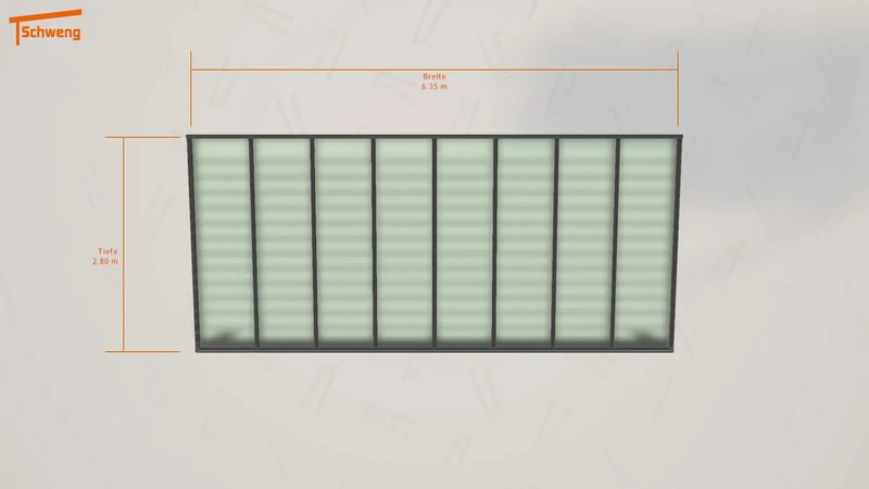 #DE Schweng Terrassenüberdachung S350 (ID mj5y8j)