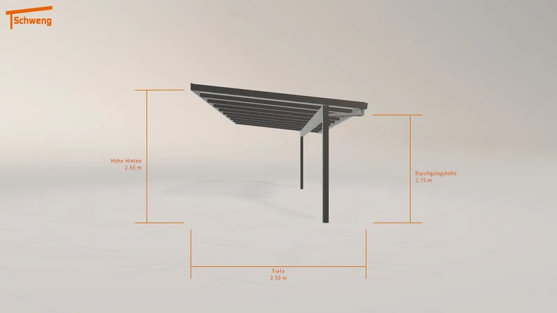 #DE Schweng Terrassenüberdachung S350 (ID dv57x3)