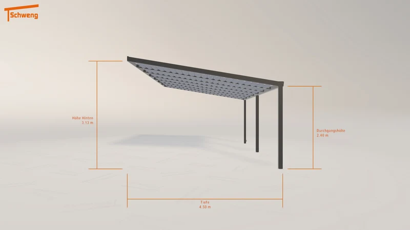 #DE Schweng Terrassenüberdachung S400 (ID qdjp4n)