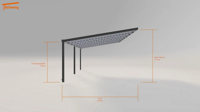 #DE Schweng Terrassenüberdachung S400 (ID qdjp4n)
