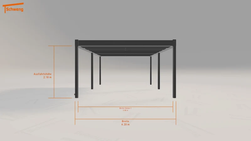 #DE Schweng Flachdachcarport C600 (ID mj5qxg) #MTG