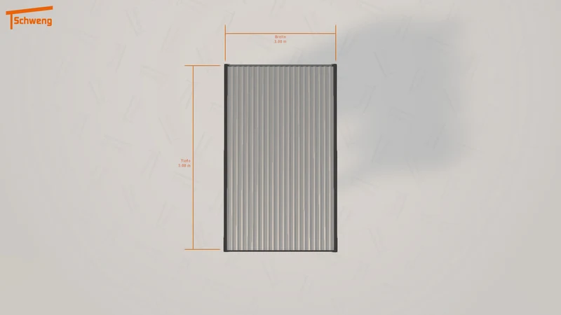 #DE Schweng Flachdachcarport C600 (ID 5mndvd)