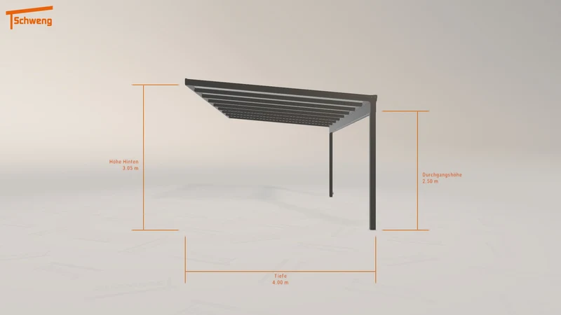 #DE Schweng Terrassenüberdachung S400 (ID zbjpqz)