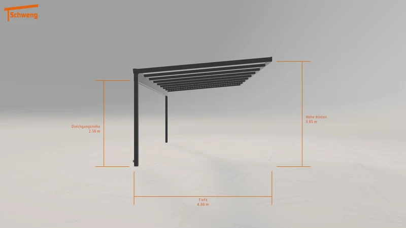 #DE Schweng Terrassenüberdachung S400 (ID zbjpqz)