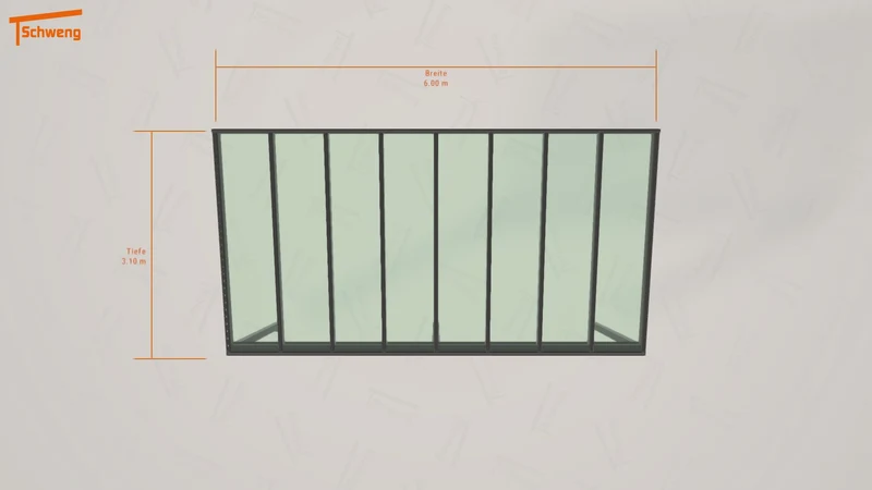#DE Schweng Terrassenüberdachung S350 (ID v452xg)