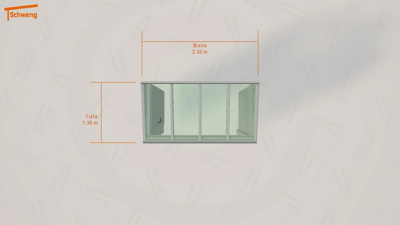 #DE Schweng Terrassenüberdachung S350 (ID zbj3zm)
