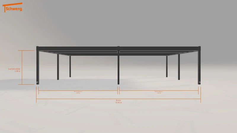 #DE Schweng Flachdachcarport C600+ (ID x7xzgy) #MTG