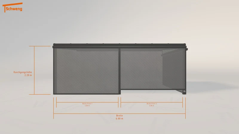 #DE Schweng Terrassenüberdachung S350 (ID 33wybp)