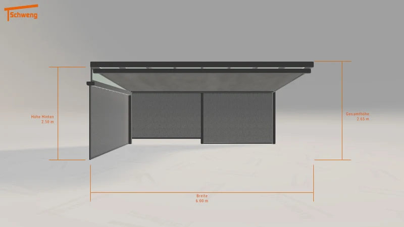 #DE Schweng Terrassenüberdachung S350 (ID 33wybp)