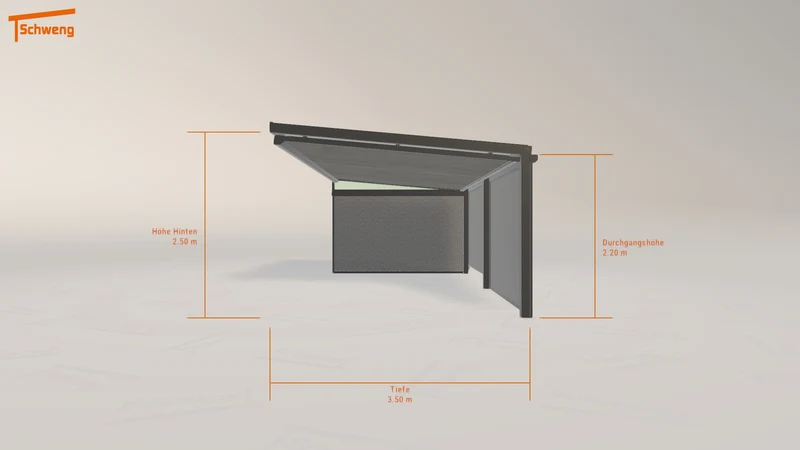 #DE Schweng Terrassenüberdachung S350 (ID 33wybp)