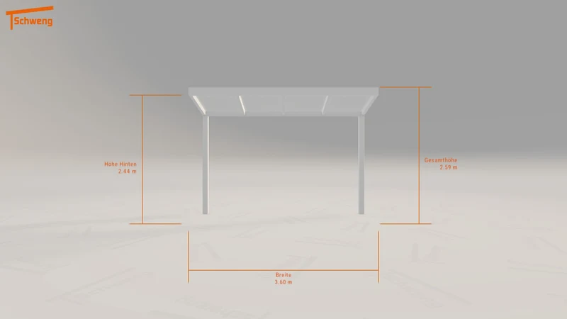 #DE Schweng Terrassenüberdachung S350 (ID qdj9zw)