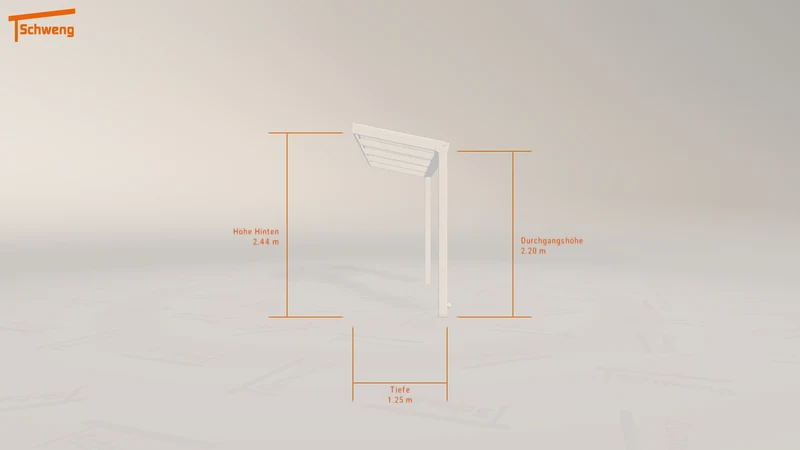 #DE Schweng Terrassenüberdachung S350 (ID qdj9zw)