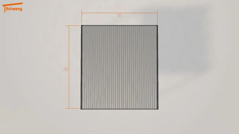 #DE Schweng Flachdachcarport C600 (ID 77qvp8)