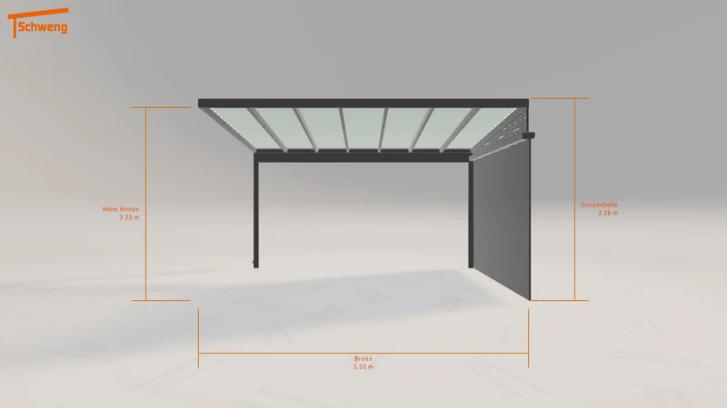 #DE Schweng Terrassenüberdachung S400 (ID 5mnb2k)