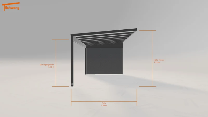 #DE Schweng Terrassenüberdachung S400 (ID 5mnb2k)