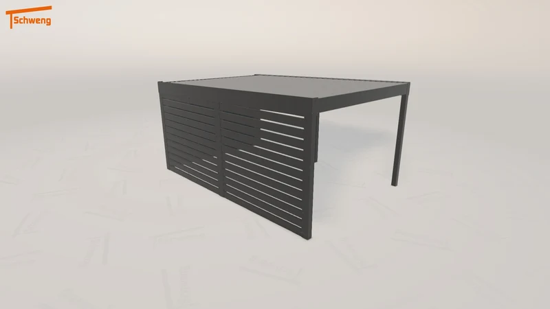 #DE Schweng Flachdachcarport C600 (ID 2qjwdv)