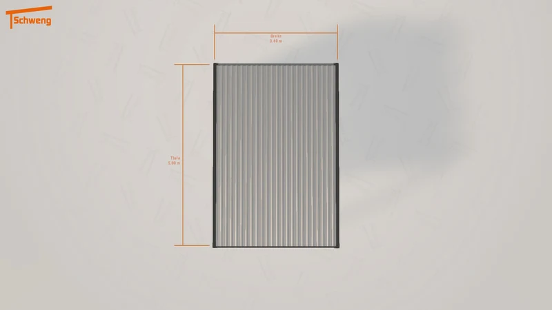 #DE Schweng Flachdachcarport C600 (ID 2qjwdv)