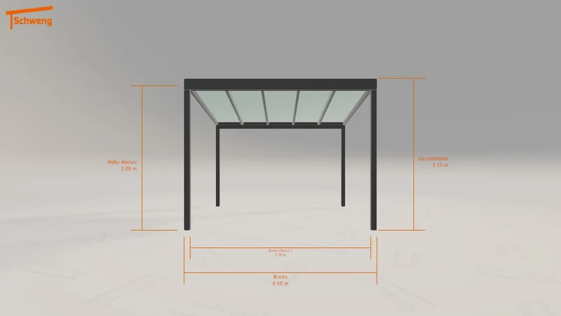 #DE Schweng Pultdachcarport S350 (ID v45wqx)
