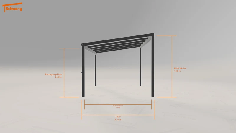 #DE Schweng Pultdachcarport S350 (ID v45wqx)